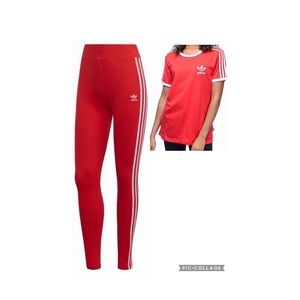 3 strip matching top and tights